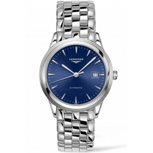Longines - Flagship 38.5mm Blue & Steel bracelet L49744926