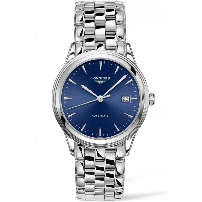 Longines - Flagship 38.5mm Blue & Steel bracelet L49744926