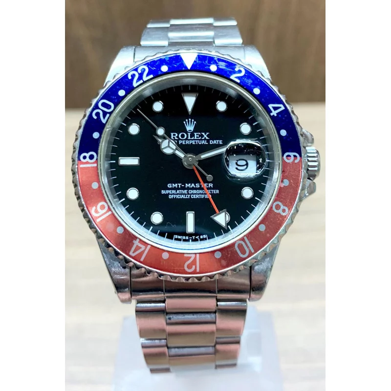 PRE-OWNED Rolex GMT-Master Pepsi Steel BEG16700