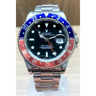 PRE-OWNED Rolex GMT-Master Pepsi Steel BEG16700