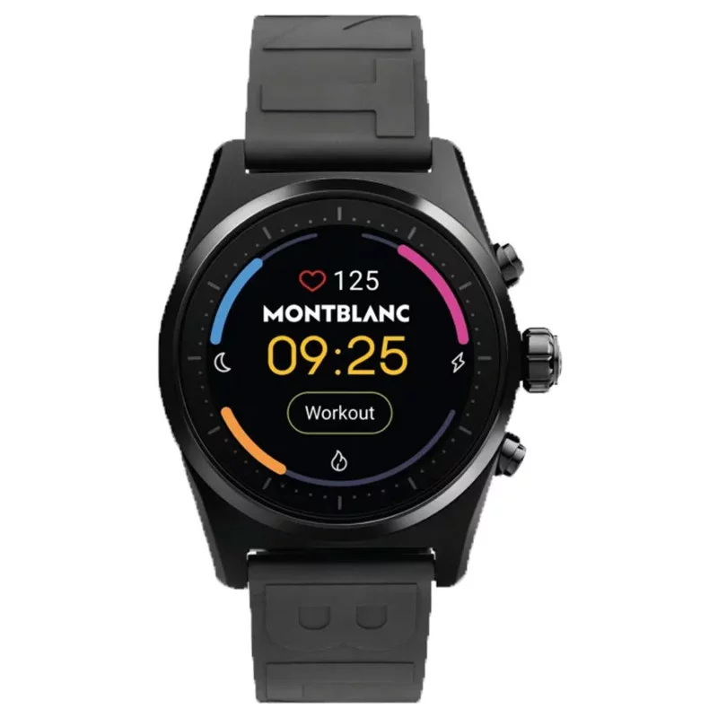 Montblanc - Summit Lite Smartwatch Black & Rubberband MB128408
