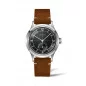 Longines - Heritage Classic 38.5 mm Black Dial & Brown Leather Strap L2.828.4.53.2