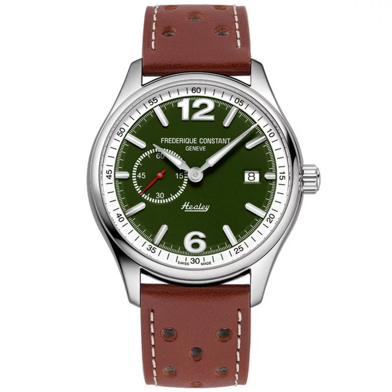 Frederique Constant - Vintage Rally Healey Automatic Small Seconds Limited Edition Green & Leather FC-345HGRS5B6