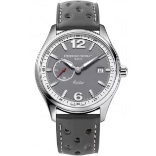 Frederique Constant - Vintage Rally Healey Automatic Small Seconds Limited Edition Grey & Leather FC-345HGS5B6