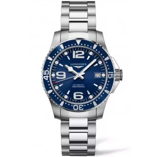 Longines HydroConquest 41mm Blue Ceramic Steel Bracelet L37834966