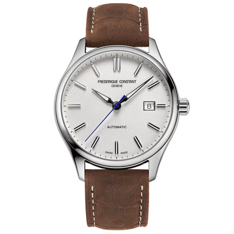 Frederique Constant - Classics Index Automatic 40mm White Dial & Leather Strap FC-303NS5B6
