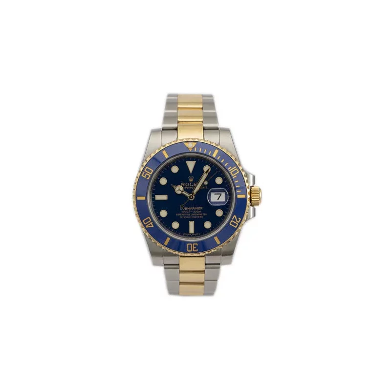 SOLD - PRE-OWNED Rolex Submariner Date 40mm Blue, Steel & Gold 116613LB