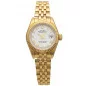 SOLD - PRE-OWNED Rolex Lady-Datejust 26mm 18k Gold & white dial 79178