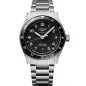 Longines Spirit Zulu Time - 42mm Black dial Steel & Steel bracelet L3.812.4.53.6