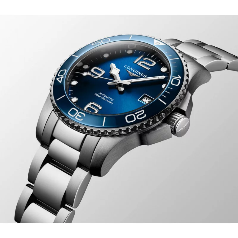 Longines HydroConquest 39mm Blue Dial Ceramic Steel