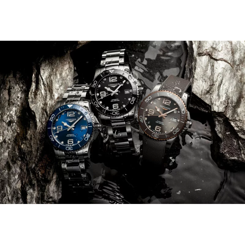 Longines hydroconquest black online ceramic