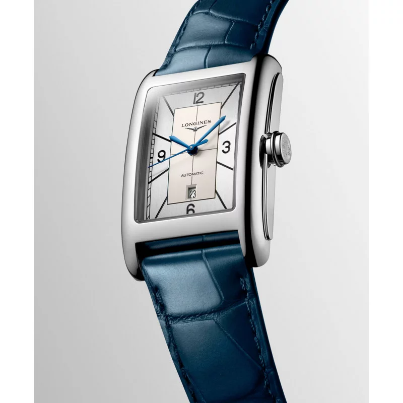 Longines DolceVita Silver Dial Blue Leather Strap L5.757.4.73.9