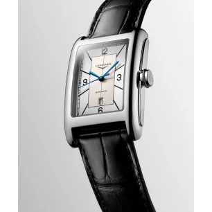 Longines - DolceVita 28mm Silver Dial & Black Leather Strap L5.757.4.73.0
