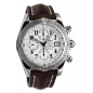 SOLD - PRE-OWNED Breitling Chronomat Evolution White & Leather A13356