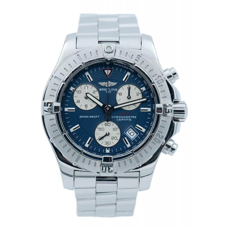 SOLD - PRE-OWNED Breitling Colt Chronograph Blue A73380