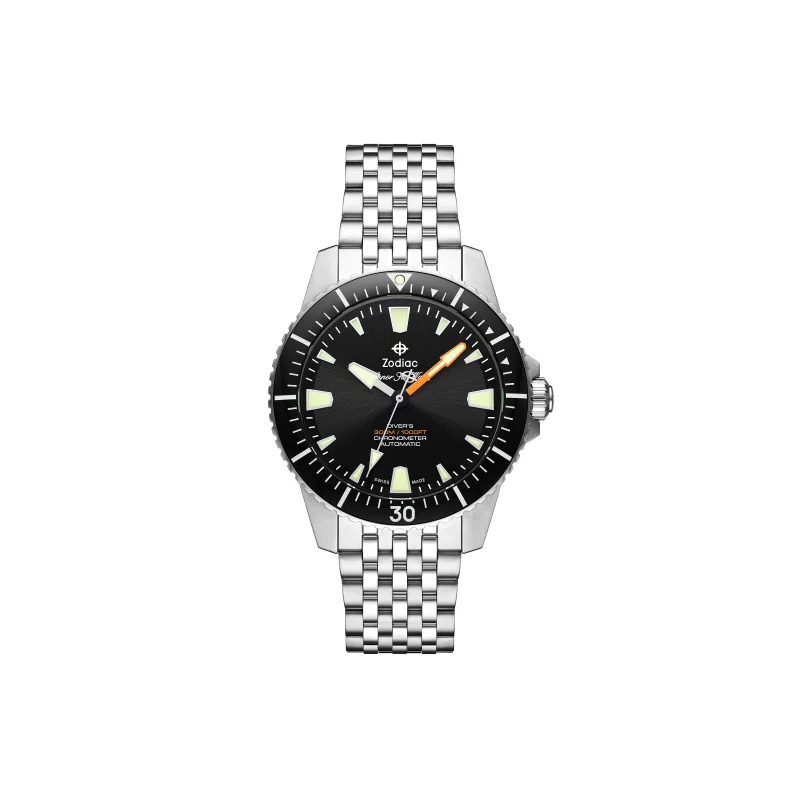 Zodiac Super Sea Wolf Pro-Diver Automatic Stainless Steel ZO3552