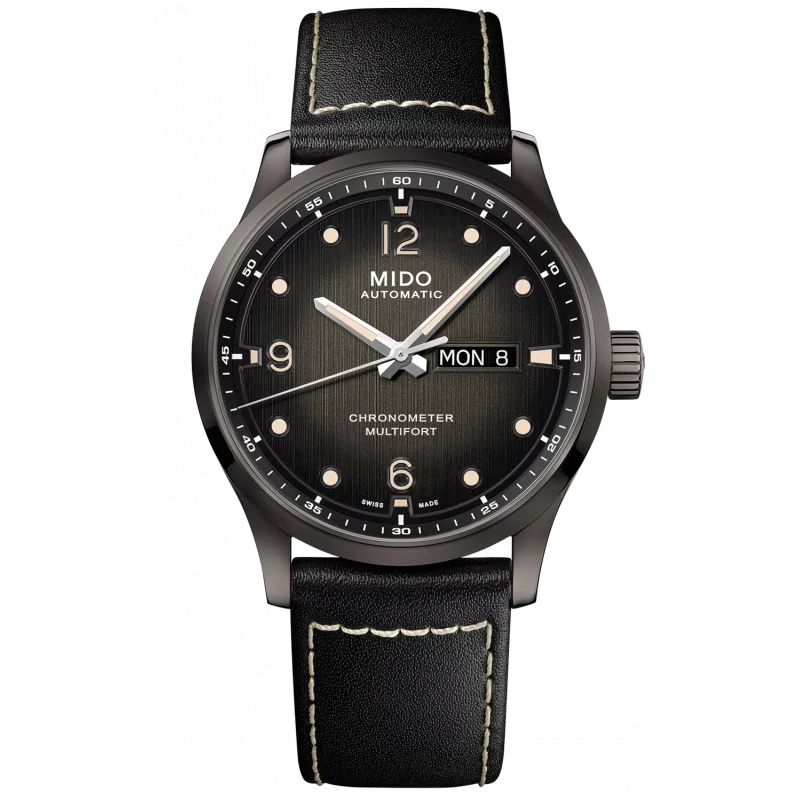Mido Multifort M Chronometer 42mm Black & Leather M038.431.36.057.00