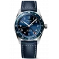 Longines Spirit Zule Time 39 mm Blue & Leather L38024932