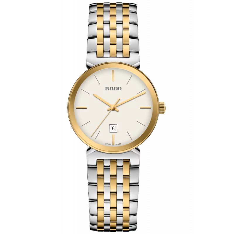Rado Florence Classic 30mm White & PVD Stainless steel in gold R48913023