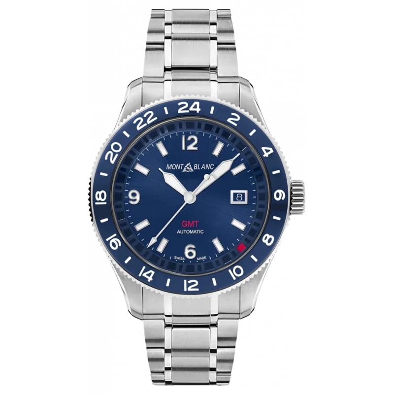 Montblanc 1858 GMT Blue dial 42mm MB129616