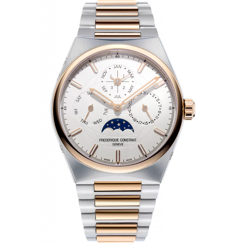 Frederique Constant Highlife Perpetual Calender Manufacturer 41mm White & Stainless steel FC-775V4NH2B
