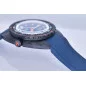 PRE-OWNED DOXA Sub 300 Carbon Caribbean Navy Blue & Rubber Strap 822.70.201.20