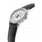Frederique Constant Classics Index Business Timer 40mm White & Leather strap FC-270SW4P26