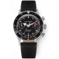 Nivada Grenchen Chronomaster Aviator Sea Diver White Broad Arrow Manual & Black Leather 86007WM03