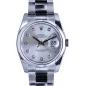 SOLD - PRE-OWNED Rolex Datejust 36mm Silver & Steel 116200