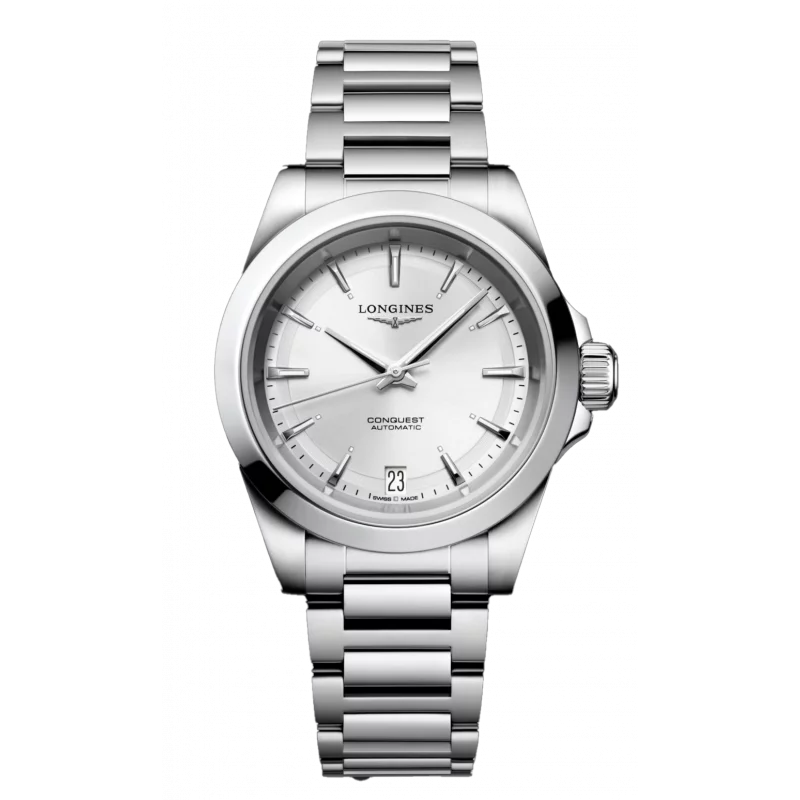 Longines Conquest Automatic 34mm Silver & Steel L34304726