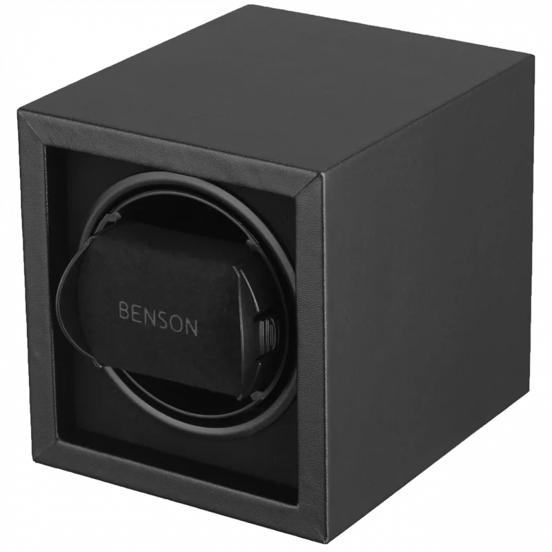 Benson Compact 1.17 Svart Läder Klockuppdragare