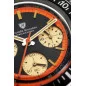 Nivada Grenchen Chronoking "Paul Newman" orange, brown bracelet 87034Q23