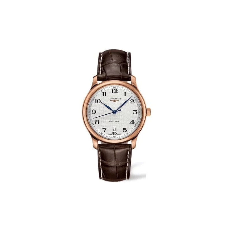 Longines Master Collection Men's watch white and leather strap