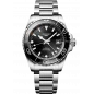 Longines Hydroconquest GMT Black & Steel Bracelet L3.790.4.56.6