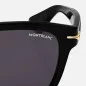 Montblac Sunglasses With Black Acetate Frame