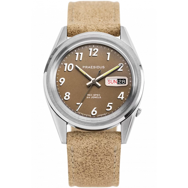 Praesidus Rec Spec Khaki Brown 38Mm P-38-KTW-RBRK1