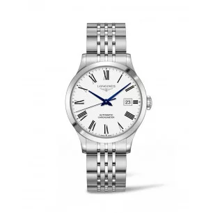 Longines - Record white dial with roman numeral