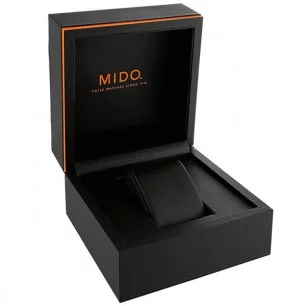 Mido Commander Big Date med silver urtavla & stållänk M0216261103100