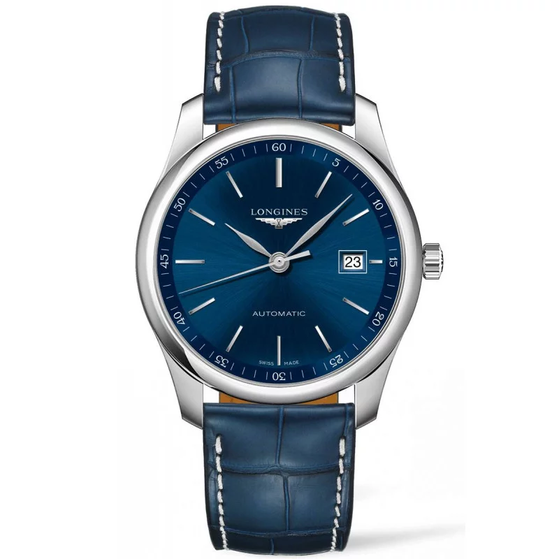Longines - Master Blue & Leather strap 40mm Gent's Watch L27934920