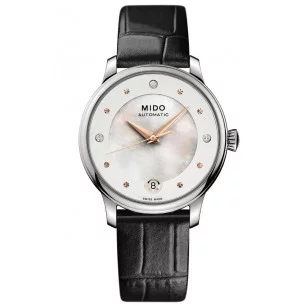 MIDO Baroncelli II - Automatic MOP Leatherstrap Lady's
