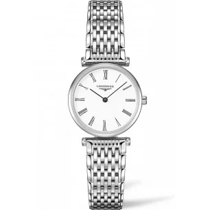 Longines La Grande Classique Roman Numeral Steel women's watch 24mm