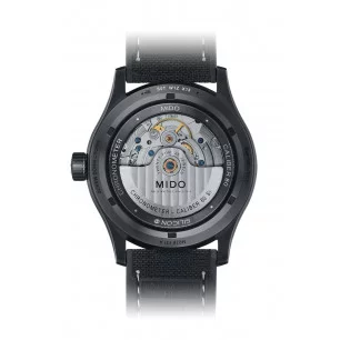 MIDO Multifort COSC Certified black dial & rubber strap M0384313705100