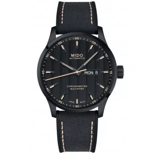 MIDO Multifort Chronometer 1 42mm Black & Steel Black PVD M038.431.37.051.00