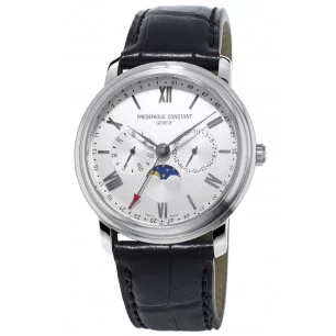 Frederique Constant Classics Business Timer 40mm in steel FC-270SW4P6