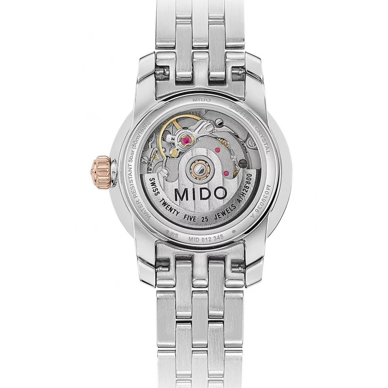 MIDO BARONCELLI TWENTY FIVE Mop Dial Bicolor LADY