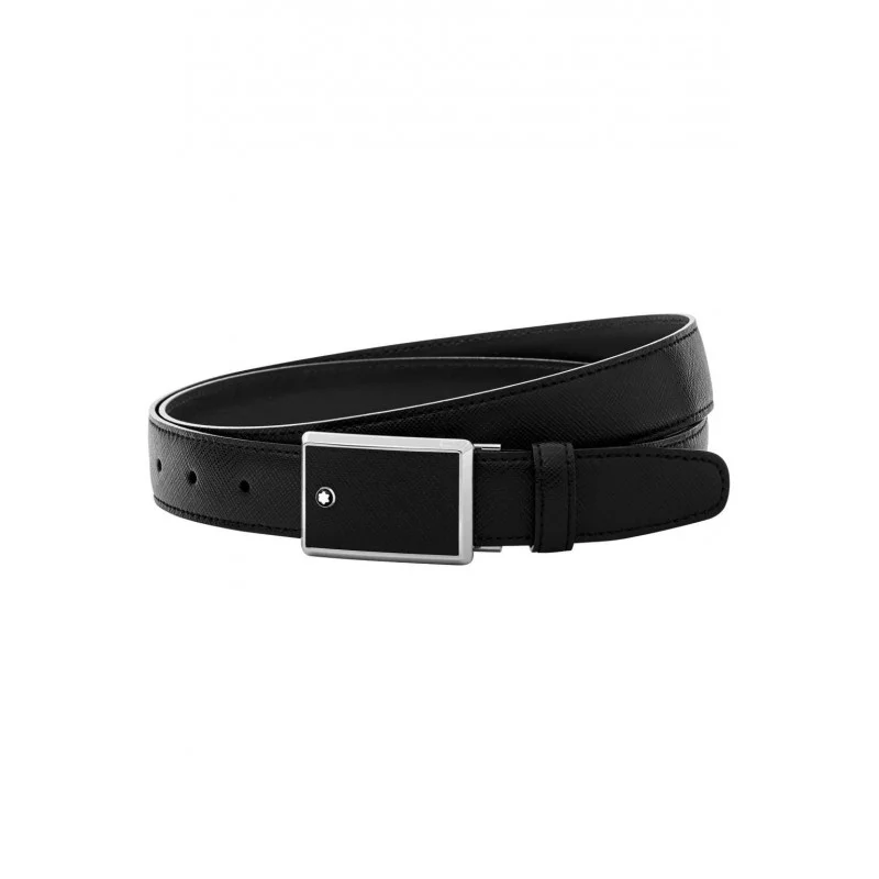 Montblanc - Meisterstück Black Saffiano Leather Belt MB114421