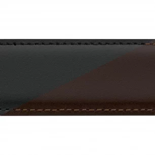 Montblanc - Meisterstück Square Black/Brown Leather Belt 109738