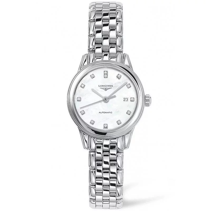 Longines Flagship 30mm MOP & Bracelet 13 Diamonds Lady's Watch