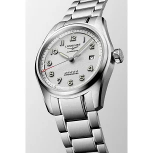 Longines Spirit - 40mm White dial Steel & Steel bracelet, L38104736