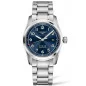 Longines Spirit - 40mm Blue dial & Steel bracelet with Two additional leather straps L38104939